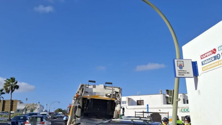 Accidente en San Bartolomé