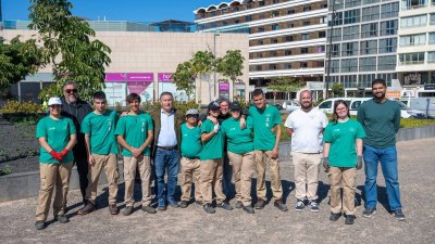 Alumnado del ciclo de Formación Profesional Básica Adaptada del IES Teguise