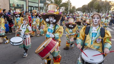 Coso de Carnaval de Arrecife, 2026 Fotos: Juan Mateos)
