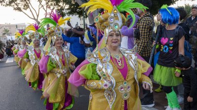 Coso de Carnaval de Arrecife, 2026 Fotos: Juan Mateos)
