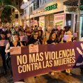 Manifestación del 25N contra la violencia de género en Lanzarote.