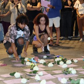 Manifestación víctimas de violencia de género