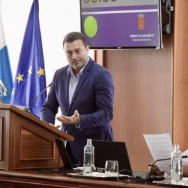 El consejero del Grupo Mixto en el Cabildo Insular de Lanzarote, Óscar Noda.