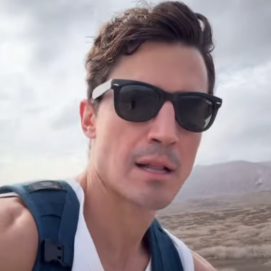 Álex González en una toma de su vídeo subido a Instagram