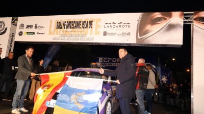 Banderazo de salida al Rallye Orvecame-Isla de Lanzarote y Trofeo Ciudad de Arrecife, 2026