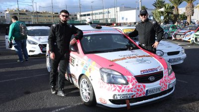 Alexey Lukyanyuk "vuela" con el Skoda en Lanzarote y gana su primer rallye del CCRA