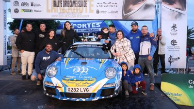 Alexey Lukyanyuk "vuela" con el Skoda en Lanzarote y gana su primer rallye del CCRA