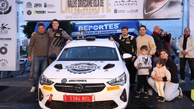 Alexey Lukyanyuk "vuela" con el Skoda en Lanzarote y gana su primer rallye del CCRA