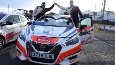 Alexey Lukyanyuk "vuela" con el Skoda en Lanzarote y gana su primer rallye del CCRA