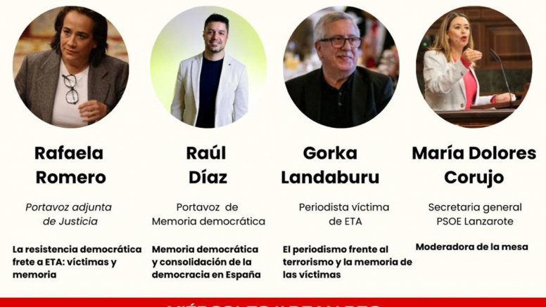 Cartel de la jornada de memoria democrática