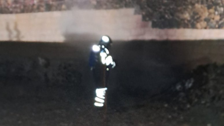 Bomberos actúan en un incendio en una vivienda de Arrieta