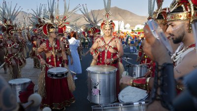 Coso del Carnaval de Playa Blanca. Foto: Juan Mateos