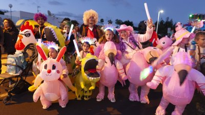 Coso del Carnaval de Playa Blanca. Foto: Juan Mateos