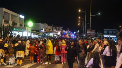 Coso del Carnaval de Playa Blanca. Foto: Juan Mateos