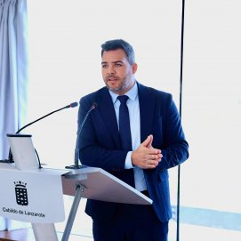 El vicepresidente del Cabildo de Lanzarote y consejero de Obras Públicas, Jacobo Medina.