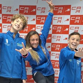 Club Deportivo Pingüinos en la concentración nacional de natación artística.