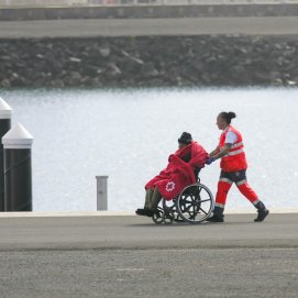 Salvamento Marítimo rescata a una patera en Lanzarote