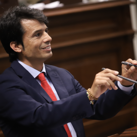 El diputado del PSOE por Lanzarote Marcos Bergaz.