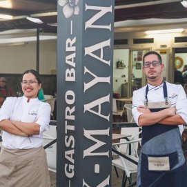 Reynali Bicaldo y Daniel Carballo en su restaurante