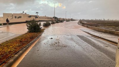 Inundaciones en Playa Blanca, marzo 2026