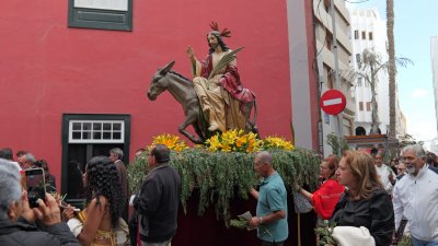 Procesión de Domingo Ramos en Arrecife, 2024