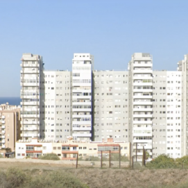 El edificio en el que sucedieron los hechos. Foto: La Provincia. 