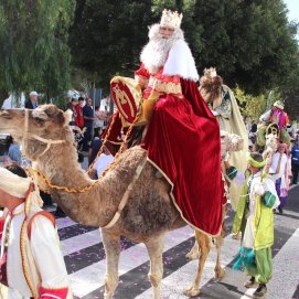 Los Reyes Magos en el municipio de Yaiza