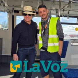Tom Cruise junto a Óscar Falero