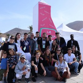 Festival Tempoko con menores migrantes en Tinajo.