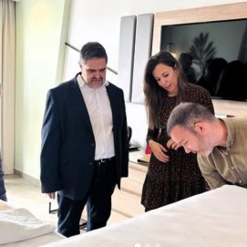 Visita de la Consejería de Turismo a un hotel Riu