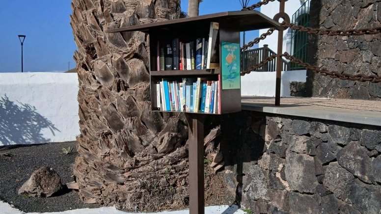Una de las casitas de libros