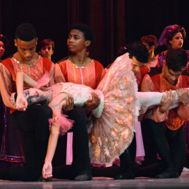 Escena de La Bella Durmiente