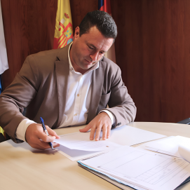 Óscar Noda, alcalde de Yaiza