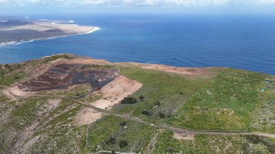 Trabajos de restauración de las cumbres de Famara