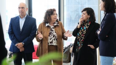 La secretaria de Estado de Igualdad, María Guijarro, visita la asociación Mararía