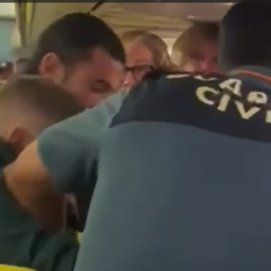 Incidente en un vuelo de Lanzaroet a Santiago de Compostela