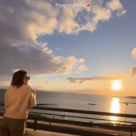 La presentadora y colaboradora de televisión Nagore Robles en Lanzarote. Foto: Instagram.