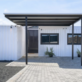 Anuncio de la casa contenedor en alquiler en Lanzarote. Foto: Instagram. 