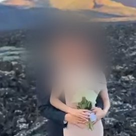 Fotografías sobre el malpaís de Timanfaya.