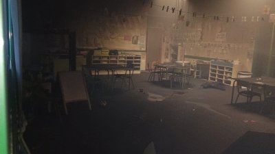 Actos vandálicos en el colegio Los Geranios 