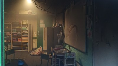Actos vandálicos en el colegio Los Geranios 