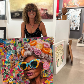 La artista Ana Suárez