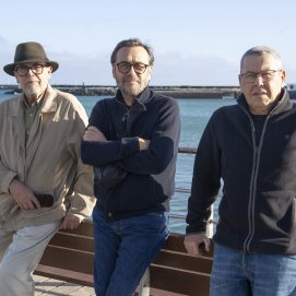 De izquierda a derecha José M. Parrilla, Mario Alberto Perdomo y Fernando Ruiz Gordillo. Foto: Juan Mateos.