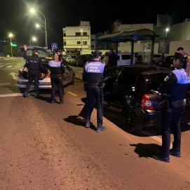 Operativos conjuntos de la Policía Local y la Policia Nacional en Arrecife. Balance de enero del 2025