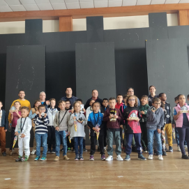 Participantes del Campeonato Insular Sub-8 y Sub-10 de ajedrez