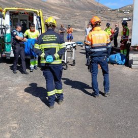 Herido un parapentista tras sufrir una caída cerca de la rotonda de Puerto Calero