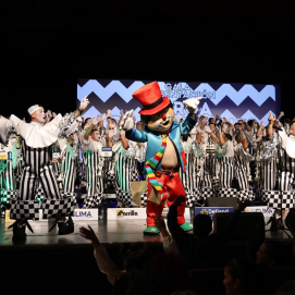 Presentación de la murga Los Simplones, 2025