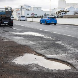 Lluvia en Lanzarote. Foto: Juan Mateos.