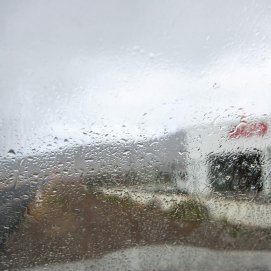 Lluvia en Lanzarote. Foto: Juan Mateos.
