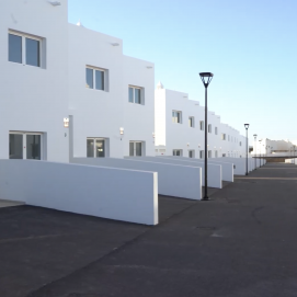 Las 42 viviendas sociales de Playa Blanca. Foto: Cabildo de Lanzarote.